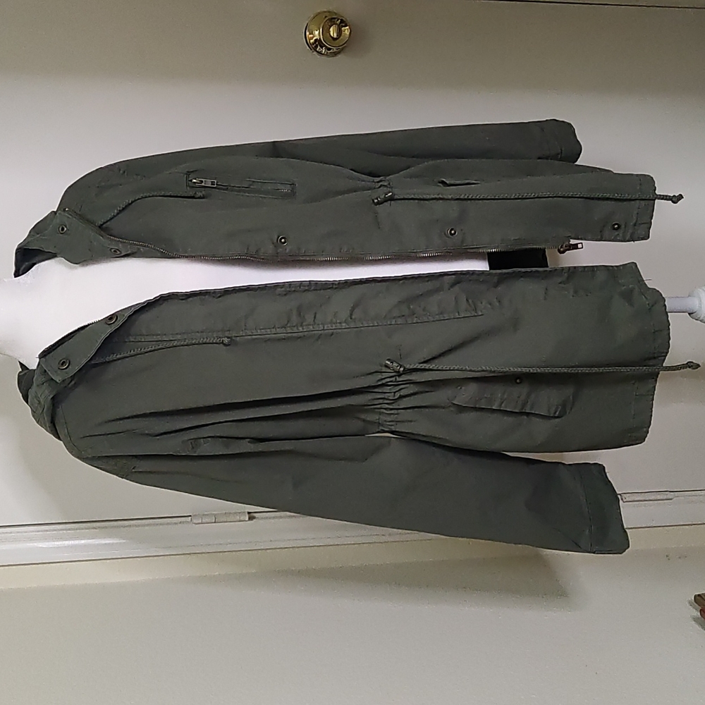 Ambiance Outerwear Lightweight Military Style Jacket EUC